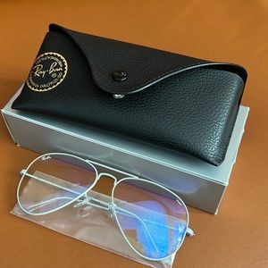 Ray Ban AVIATOR BLUE-LIGHT CLEAR EVOLVE